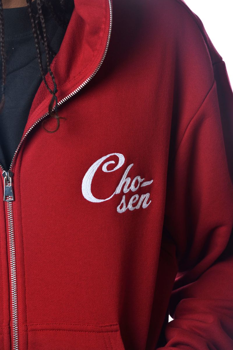 Chosen Lamb Zip Hoodie ROSEWOOD