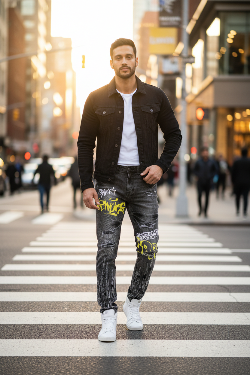 Smokerise Straight Fit Eris Gray Jeans